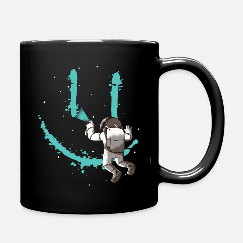 Astronaut - Tasse einfarbig - Schwarz