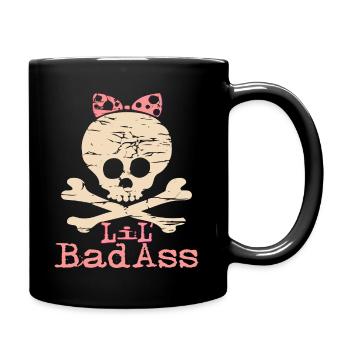 Little Badass - Tasse einfarbig - Schwarz - Rechts