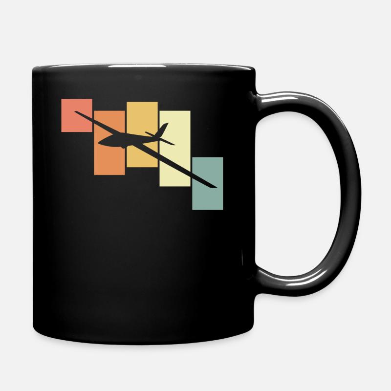 Model aircraft - Full Colour Mug - black
