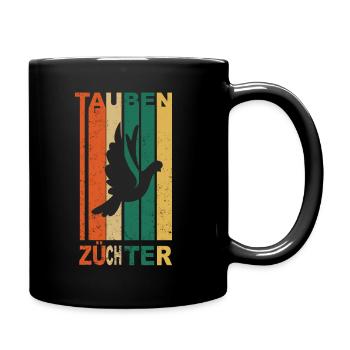 Pigeon breeders - Full Colour Mug - black - Right