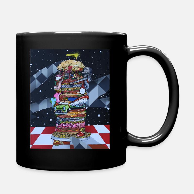 Burger Life - Full Colour Mug - black