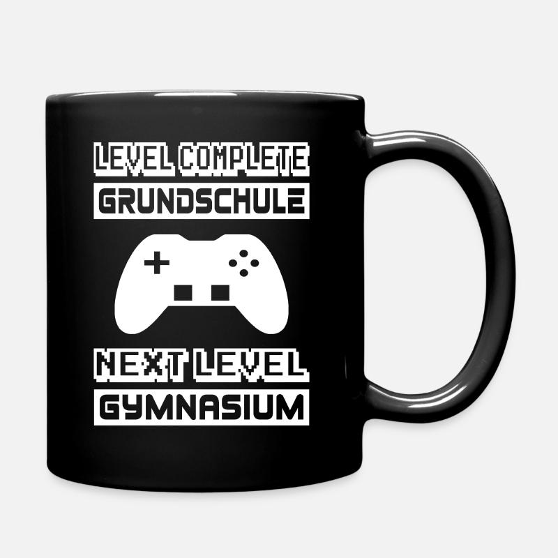 Gymnasium Einschulung 5. Klasse Gaming - Tasse einfarbig - Schwarz