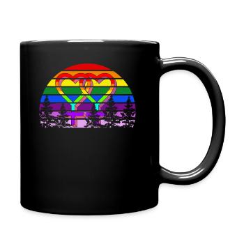 Lgbt - Mug uni - noir - Droite