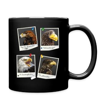 Oiseaux de proie - Mug uni - noir - Droite