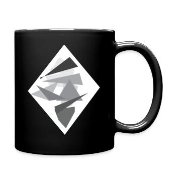 Rhombus - Full Colour Mug - black - Right