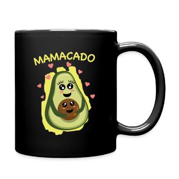 Mamacado - Tasse einfarbig - Schwarz - Rechts