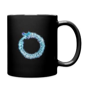 Serpent futuriste - Mug uni - noir - Droite