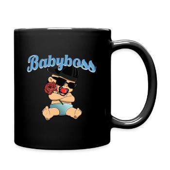 Bébé comme un patron - Babyboss tout-petit enfant parents - Mug uni - noir - Droite