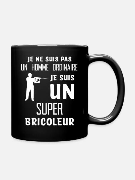 Meilleur papa bricoleur - Mug uni - noir