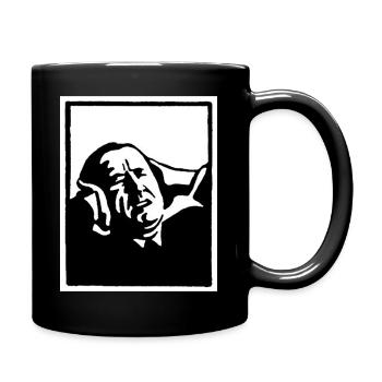 HEADFUCK 2018 - WHITE - Tasse einfarbig - Schwarz - Rechts