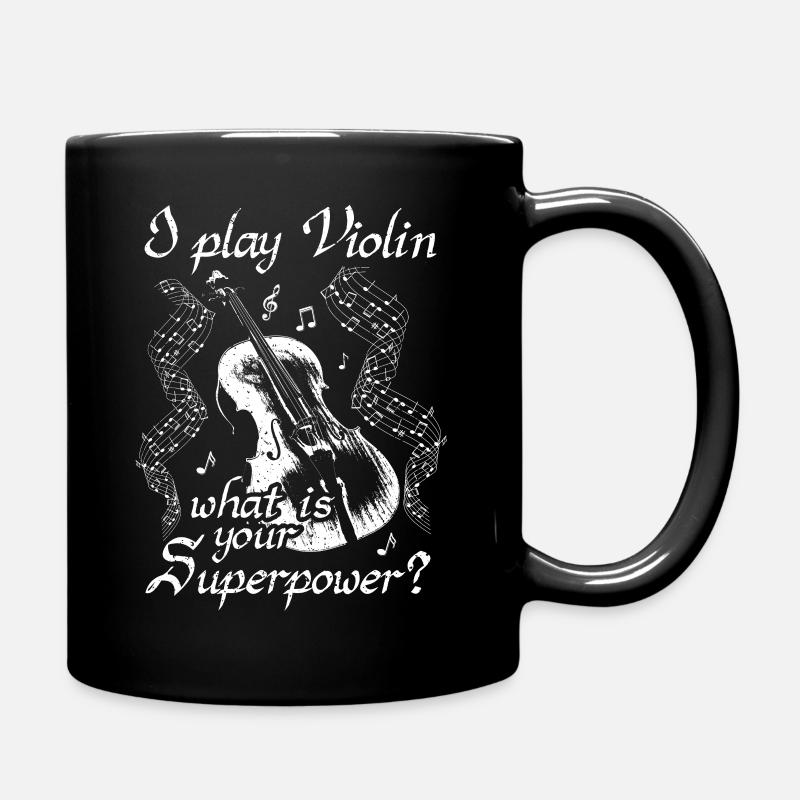 Cadeau de violon violon orchestre violoniste violoniste - Mug uni - noir