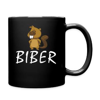 castor - Mug uni - noir - Droite