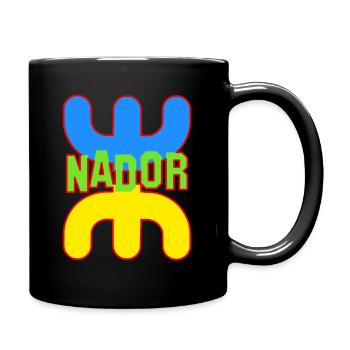La ville de Nador - Mug uni - noir - Droite