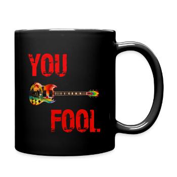 The Fool Guitar - Full Colour Mug - black - Right