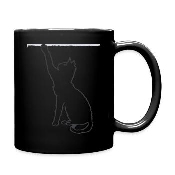 Dear Cat - Full Colour Mug - black - Right