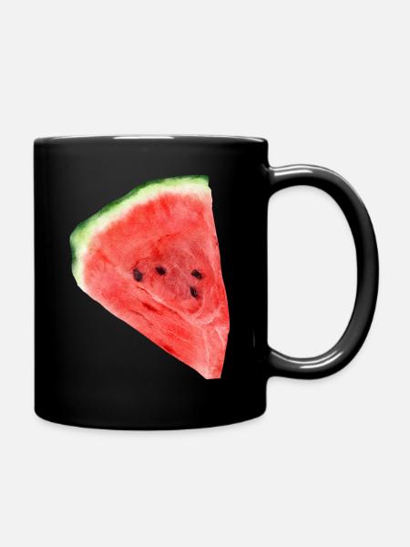 watermelon - Full Colour Mug - black
