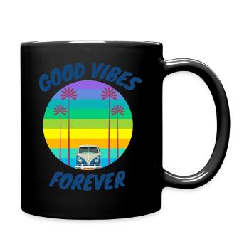 GOOD VIBES FOREVER - Mug uni - noir - Droite