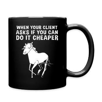 Graphic designer graphic designer artist - Full Colour Mug - black - Right