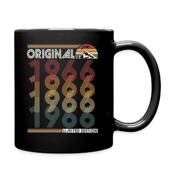 Millésime 1966 Original Retro anniversaire - Mug uni - noir - Droite