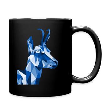 Gams Chamois Graphic - Full Colour Mug - black - Right
