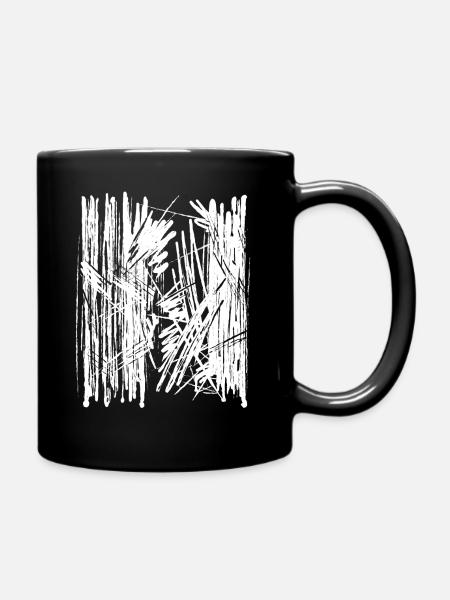 Taches de peinture dessin de peinture - Mug uni - noir