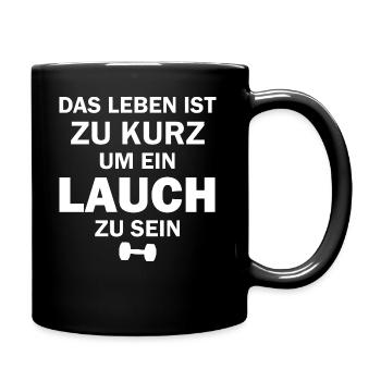 Culturiste sort - Mug uni - noir - Droite