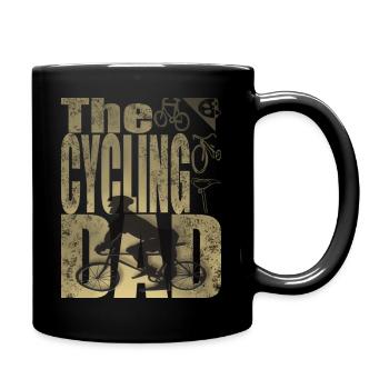 the cycling dad - Full Colour Mug - black - Right