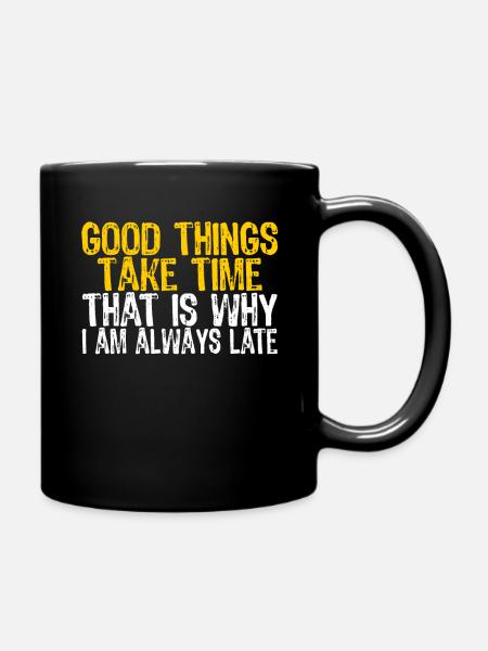 Drôles de phrases Drôles De Cadeaux - Mug uni - noir