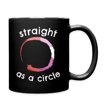 Straight Lesbian - Full Colour Mug - black - Right