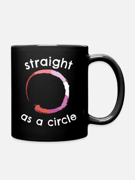 Straight Lesbian - Full Colour Mug - black