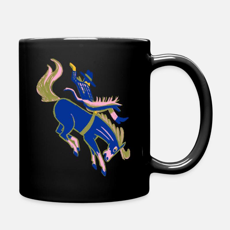 Rodeo - Tasse einfarbig - Schwarz