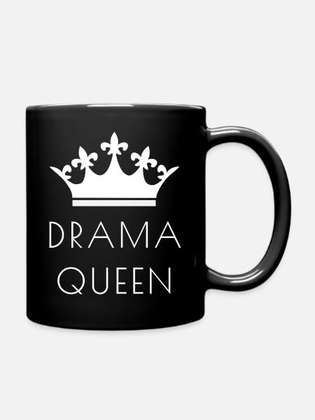 Reine de drame - Mug uni - noir