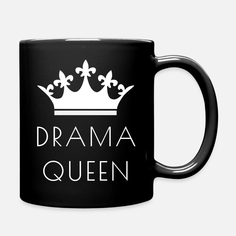 Reine de drame - Mug uni - noir