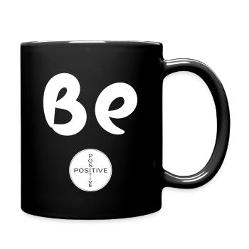 Being positive - Motivation - Full Colour Mug - black - Right