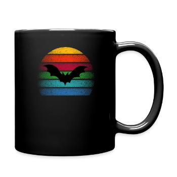 Chauve-souris vampire chauves-souris animal Bat nuit - Mug uni - noir - Droite