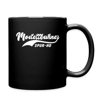 Modelleisenbahn Modellbahner Spur H0 - Tasse einfarbig - Schwarz - Rechts