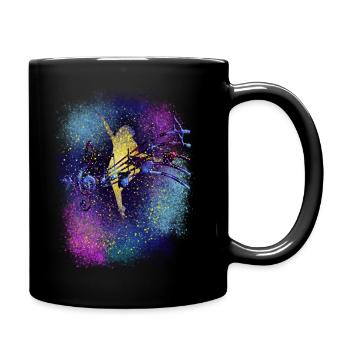 Dancer Music in starlight - Full Colour Mug - black - Right