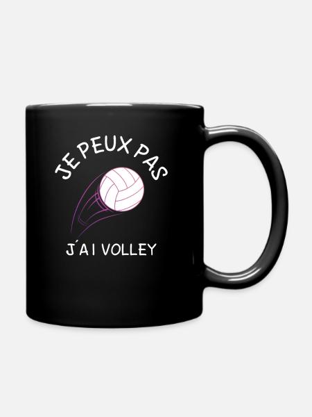 Je Peux Pas J'Ai Volley - Mug uni - noir