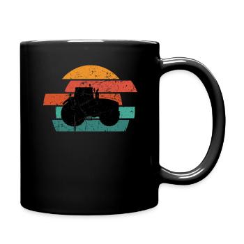 Tracteur Bauer Trecker ferme agricole ferme - Mug uni - noir - Droite