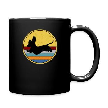 Dachshund dog dachshund rough-haired dachshund dog love - Full Colour Mug - black - Right