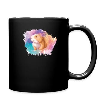 Cobaye animal de compagnie Rongeur - Mug uni - noir - Droite