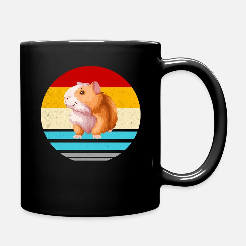 Meerschweinchen Haustier Nagetier - Tasse einfarbig - Schwarz