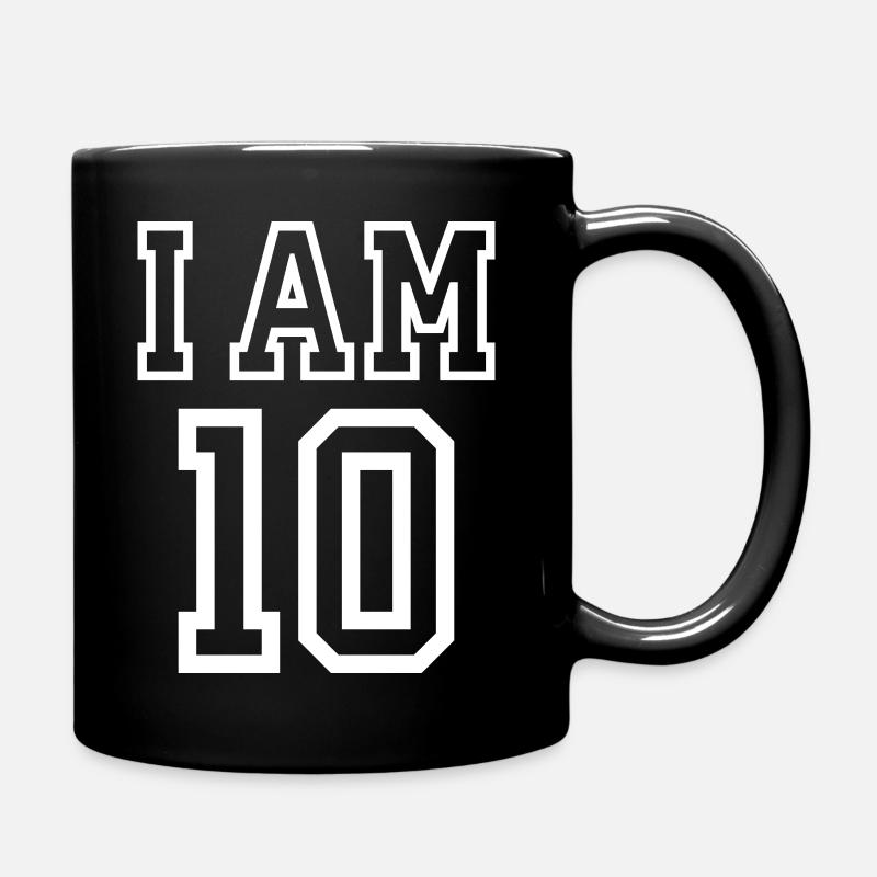 10ème anniversaire Garçons Filles, 10 ans, J’ai 10 ans - Mug uni - noir
