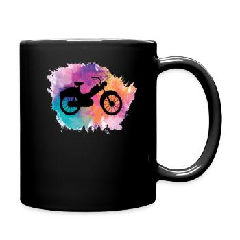 Moped Moped Moped Rider Moped Rider Mopeds Mokick - Full Colour Mug - black - Right