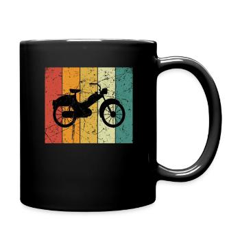 Moped Moped Moped Rider Moped Rider Mopeds Mokick - Full Colour Mug - black - Right