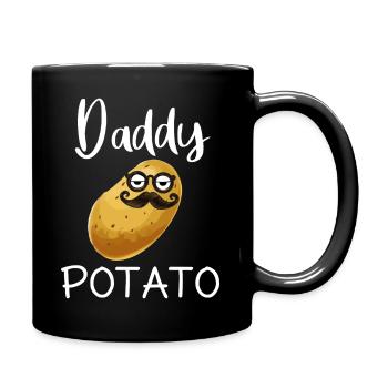 Humor Papa - Tasse einfarbig - Schwarz - Rechts
