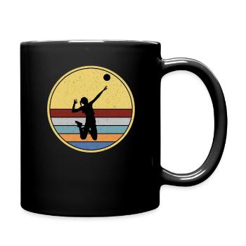 Volleyball Sports Volleyball Women's Women's - Full Colour Mug - black - Right