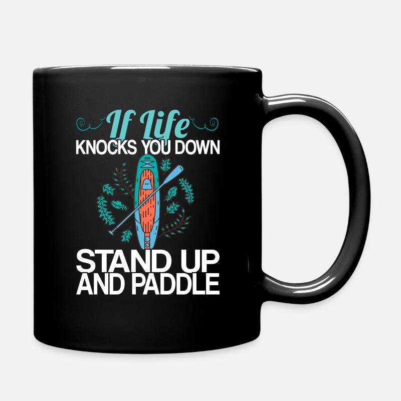 Stand Up Paddling Paddle Board Gift - Full Colour Mug - black