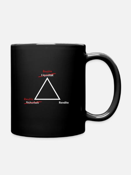 Das magische Dreieck - BWL Edition - Tasse einfarbig - Schwarz