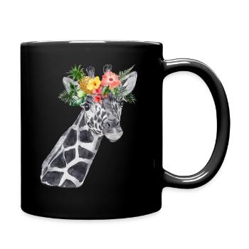 Tier Natur T-Shirt Geschenkidee - Tasse einfarbig - Schwarz - Rechts